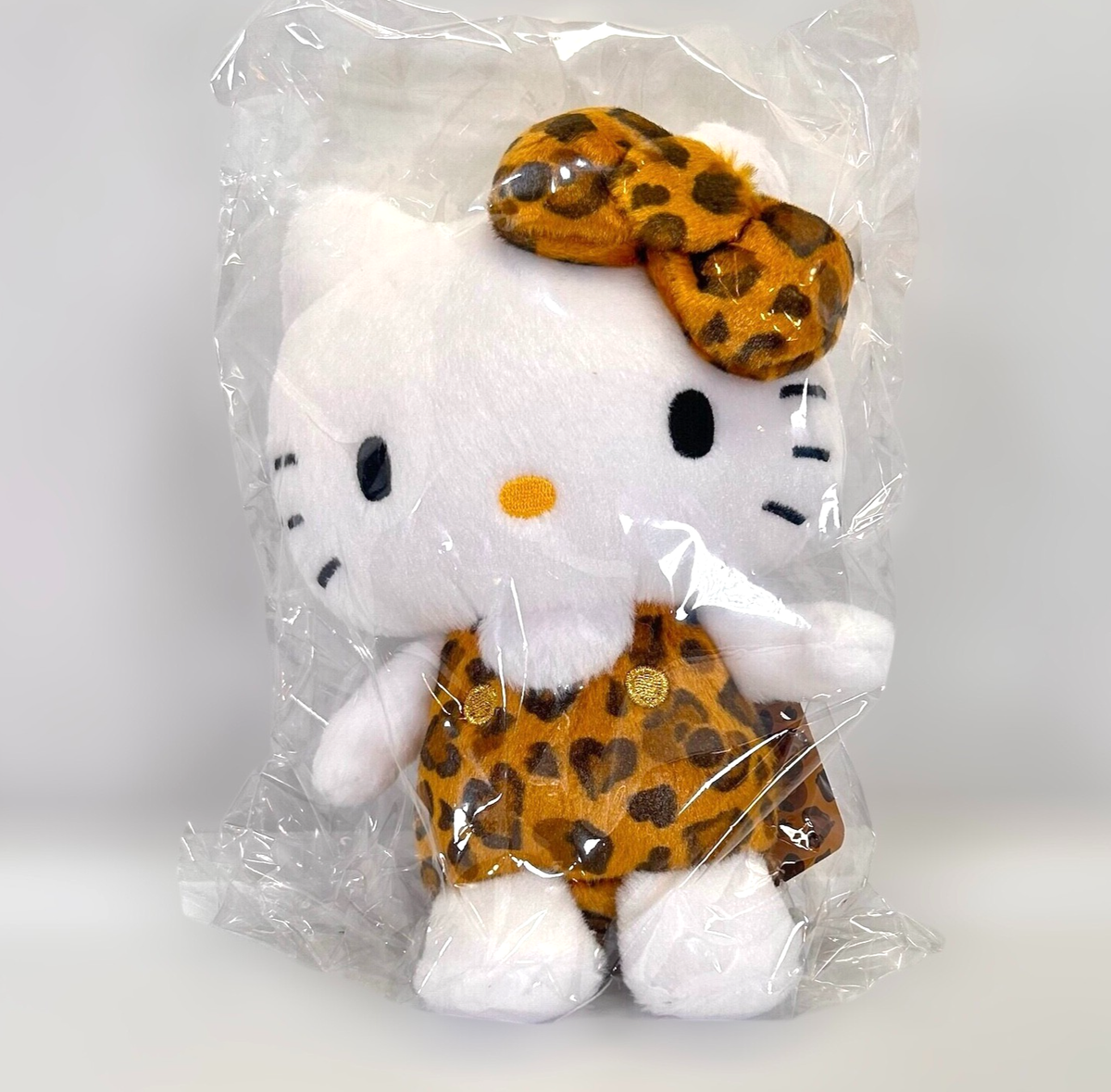 New Sanrio Hello Kitty plush 8 in 2024 Leopard Print Series Brown