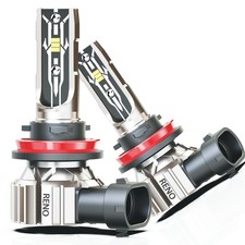 RENO H11 Fog Light Bulbs, Powersports ATV UTV Fanless H16 JP White