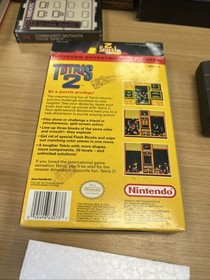 Tetris 2 NES Complete Manual Dust Case Game Box