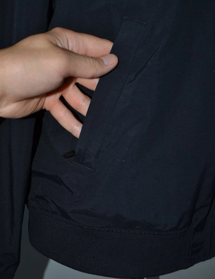 Fred Perry Jacket Mens Black Full Zip Size XL - Image 4 of 4