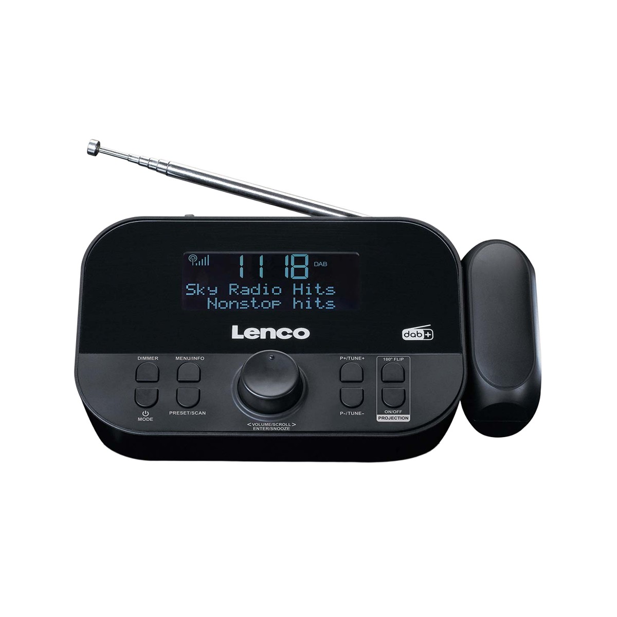 Radio réveil Lenco DAB+ FM avec grand écran LCD rétroéclairé et alarme - 2
