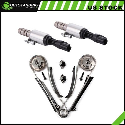 Timing Chain Kit Cam Phaser VCT Selenoid Fits 2004-2008 Ford F-150 5.4L