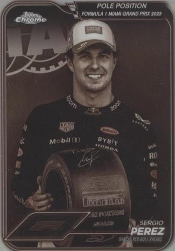 2024 Topps Chrome Formula 1 - Pole Position Sergio Perez #156 X FractorRefractor