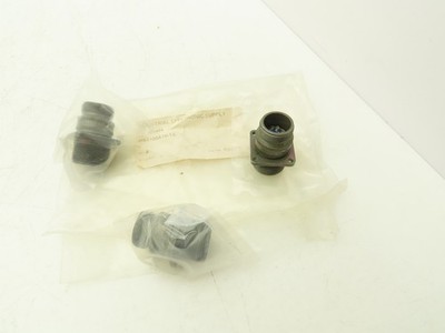 Amphenol Industrial MS3100A18-1S Receptacle Fem Socket 10 Pin Threaded Lot of 3