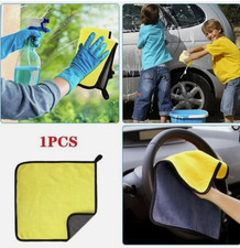 1Pcs Microfiber Cleaning Cloth Car Wash Towel Drying Rag Car Polishing Detailing