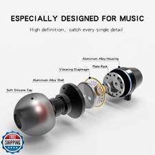 VPB 3 Packs Metal Wired Earbuds with Microphone, Durable in-Ear Earphones for...