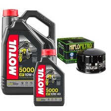 1200 HP2 Megamoto Motul 5000 10w40 5L Oil Filter Kit BMW 1200 2007 8.05 per litre