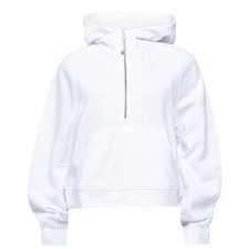 NWT Lululemon Scuba Oversized Half Zip Hoodie White Women's XL/XXL