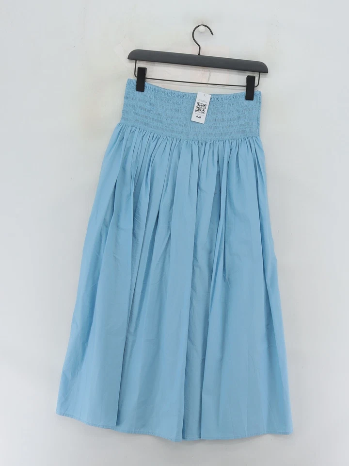 COS Women's Maxi Skirt S Blue 100% Cotton Long Maxi - Image 2 of 4