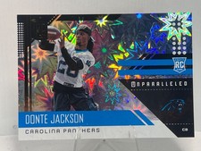 Donte Jackson 2018 Panini Unparalleled Rookie Impact /75 #291 Carolina Panthers