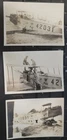 3 small Antique Photographs of WW1 era Army Airplane w/ Nose Art