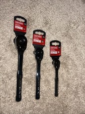 BRAND NEW Craftsman 3 Pc LOW PROFILE Ratchet Set 1/2” 3/8” And 1/4” Drive