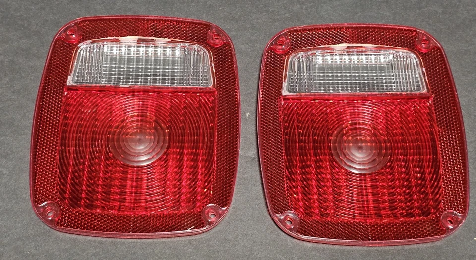 Lente/lâmpadas/parafusos de substituição para lanterna traseira de caminhão universal Grote 9130  - Imagem 2 de 4