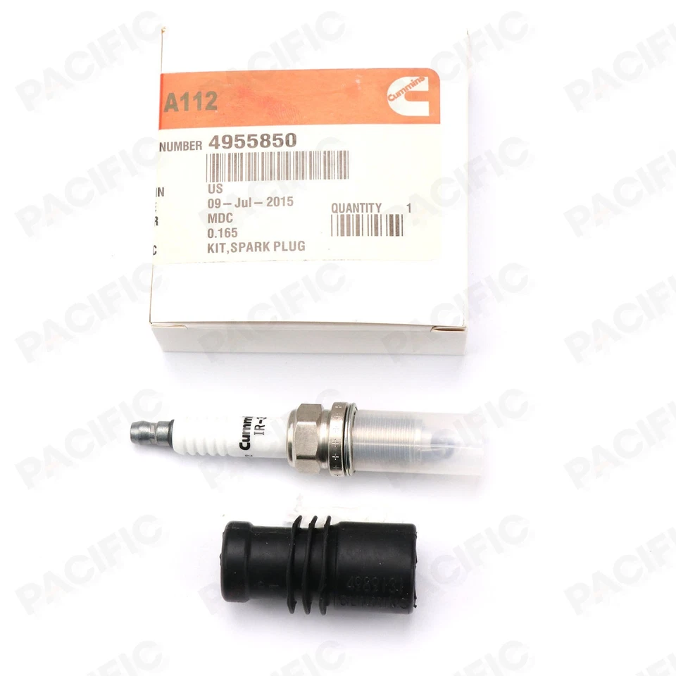 6pcs 4955850 Spark Plug Kit for Cummins 5473010 Series CNG Engines  - Bild 3 von 4