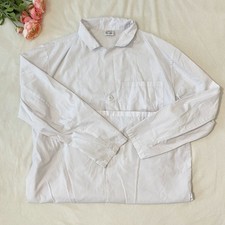 White Unisex Medical Lab Coat Extra Small Fair Condition