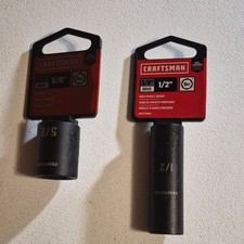 Craftsman Deep Impact Sockets 58 In 12 In 38 Drive Cmmt15842 Cmmt15864 Craftsman Deep Impact Sockets 58 In 12 In 38 Drive Cmmt15842 Cmmt15864