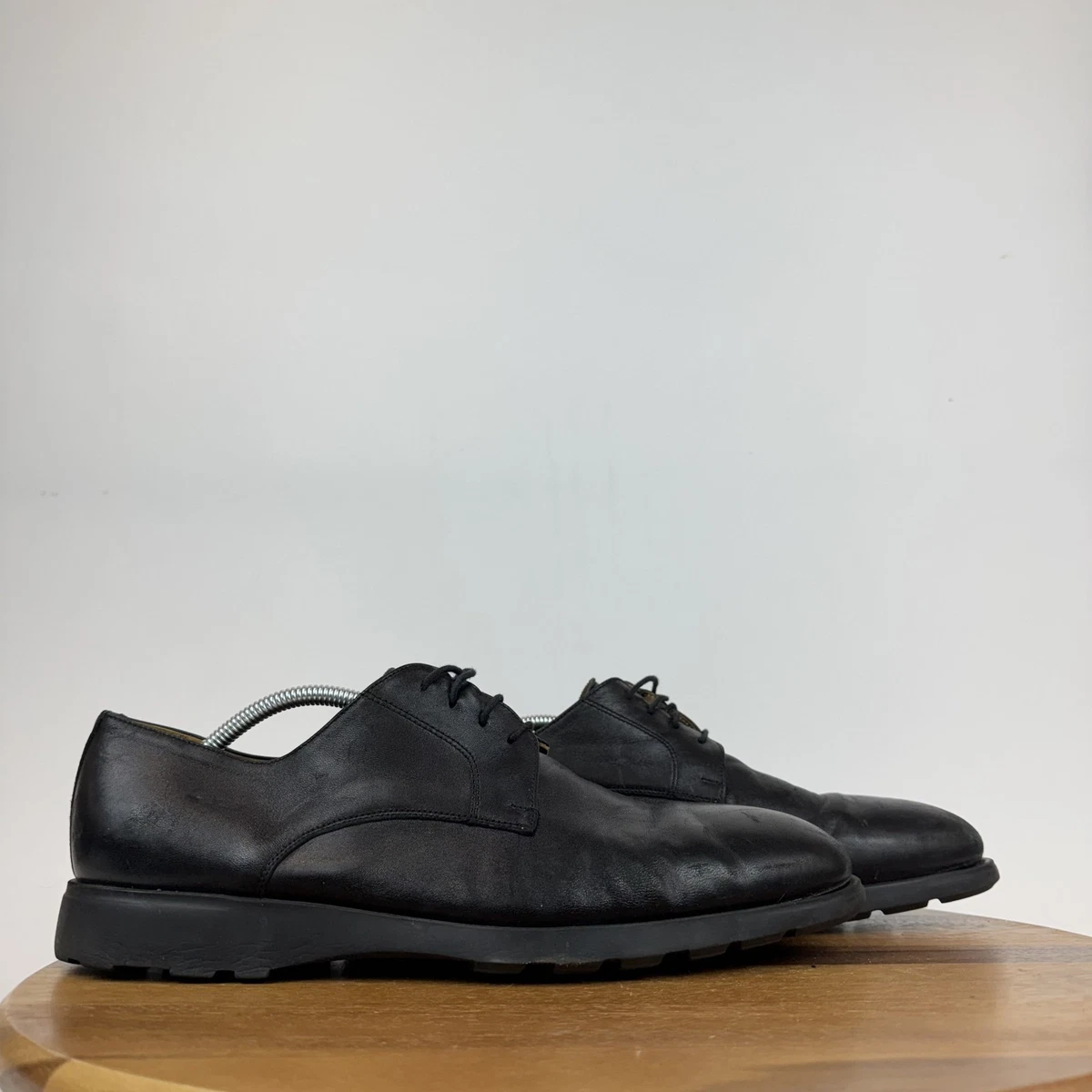 Bruno Magli Leather Upper Black Dress Shoes for Men for sale 