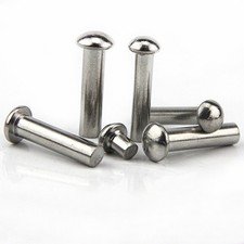M8 Stainless steel semi-round head rivets solid percussion rivet GB867 8mm-100mm