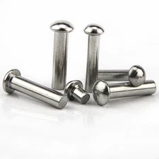 M8 Stainless steel semi-round head rivets solid percussion rivet GB867 8mm-100mm