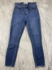 Abercrombie  Fitch Super Skinny Ankle High Rise Jeans Size 25 Curve Love