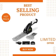 HJ604C 7.2V Cordless Grass Shears & Hedge Trimmer - Lightweight Precision Tool