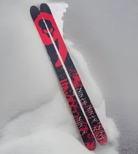 Ninthward Tha 187cm Twin‑Tip Freestyle Red Black All‑Mountain Skis 138-109-128