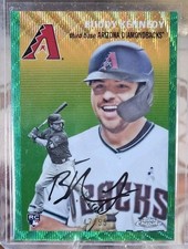 2023 Topps Chrome Platinum #44 Buddy Kennedy Green Wave Refractor /99 AND Base