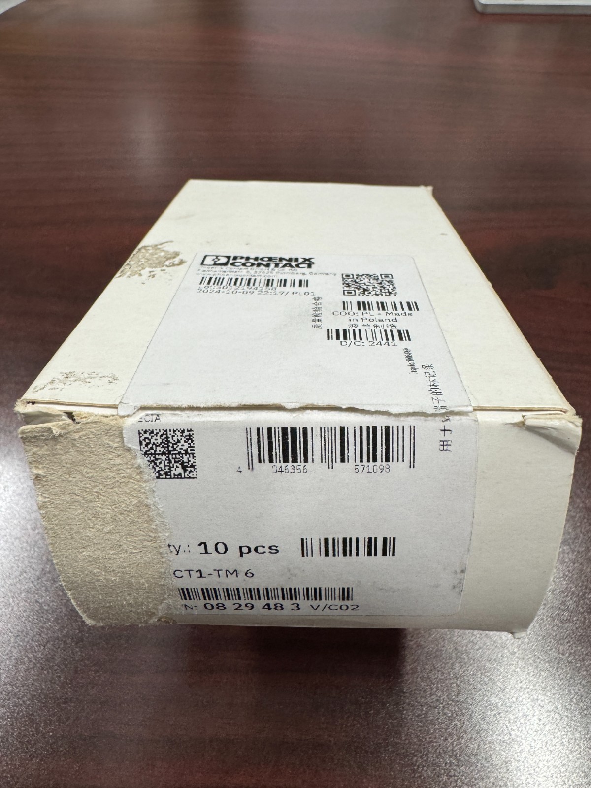 Phoenix Contact UCT1-TM 6 Terminal Marker Strips 10pcs 0829483 New Open Box