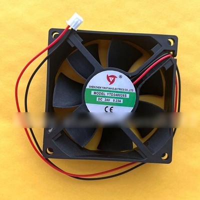 1PCS New YTD248025S DC24V 0.23A 2-Pin Inverter Cooling Fan #jd