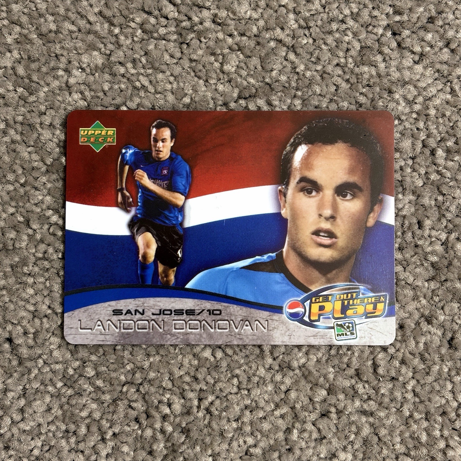 2004 Upper Deck Landon Donovan Pepsi Get Out There & Play San Jose Rare