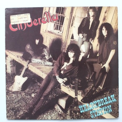 Cinderella Heartbreak Station ''EX'' 848 018-1 Vinyl LP Album Rock 1990