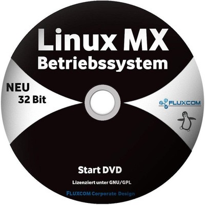 LINUX MX 23.6 DVD, Live-System 32 Bit Betriebssystem, deutsch mit Anleitung