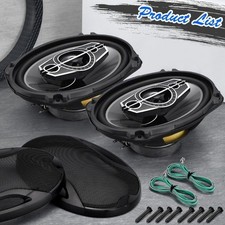 2X 6x9/6/5 In 4/5-Way  Car Hi-Fi Audio Stereo Coaxial Speaker Full Range Audio