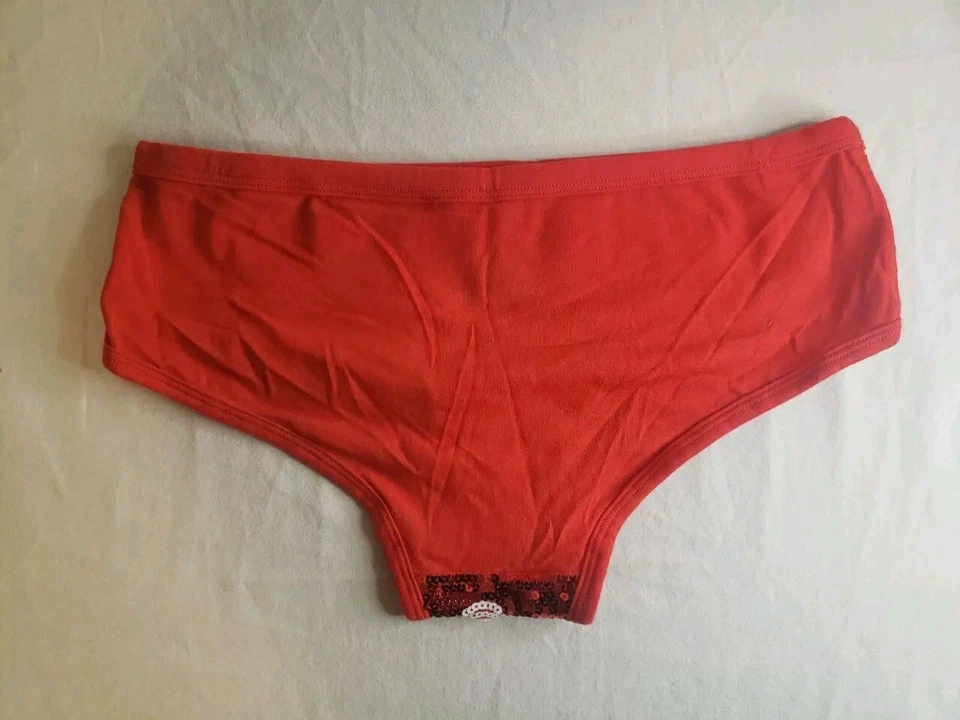 New! Women's Sequin Hipster Panty Red - Xhilaration™ Gift Small - Image 2 of 3