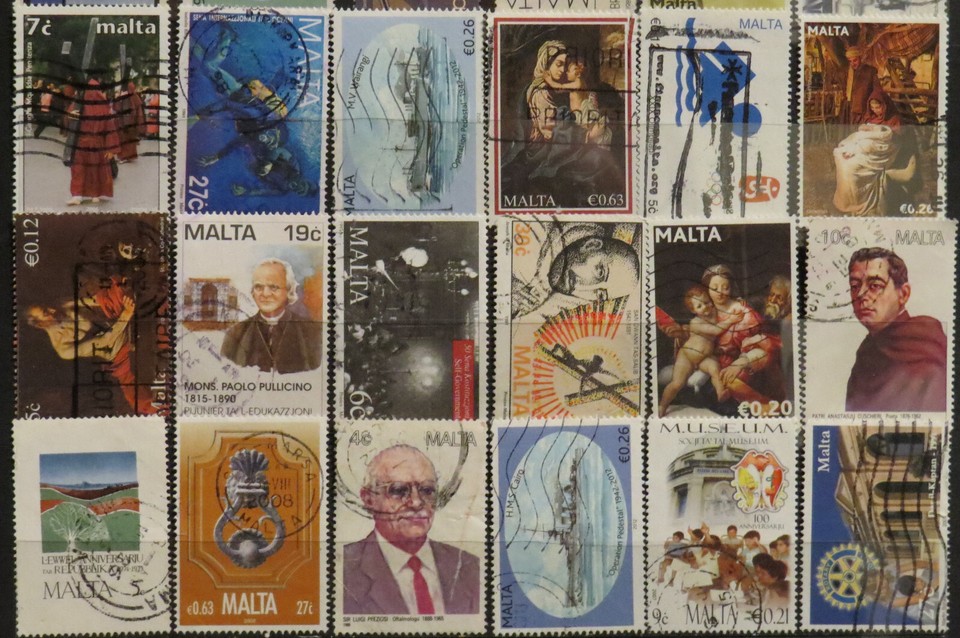 MALTA BULK WORLD 1 Scan of MALTESE Stamps 2JUL87 eBay