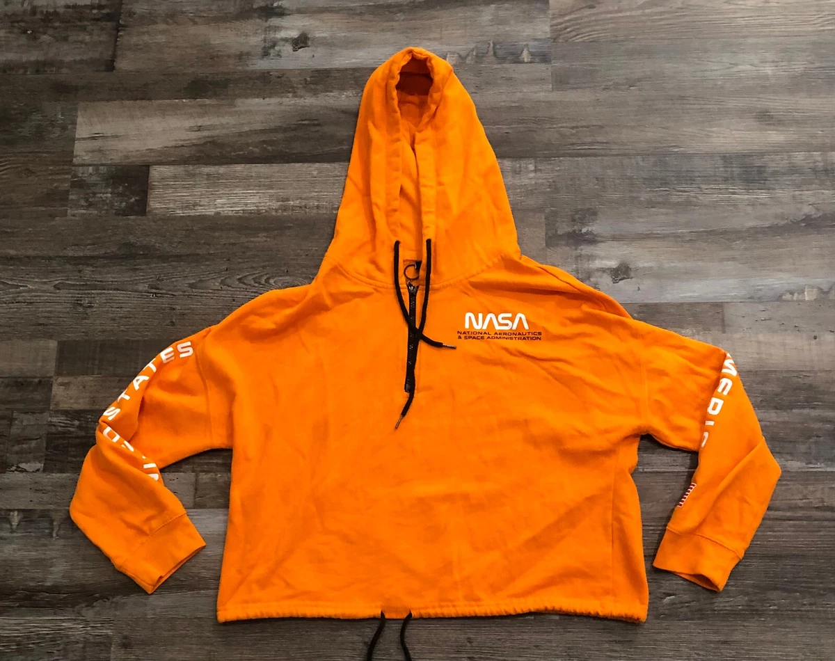 Orange nasa hoodie sales