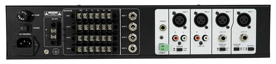 Rockville ROCK MATRIX 4 Zone Home Audio Amplifier Receiver Multi Room System - Image 4 of 4