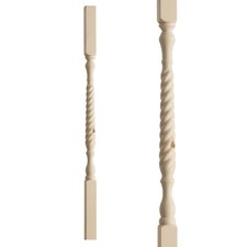 Cheshire Stair Spindle Barley Twist Spindle 41mm Pine Oak 900mm 1100mm