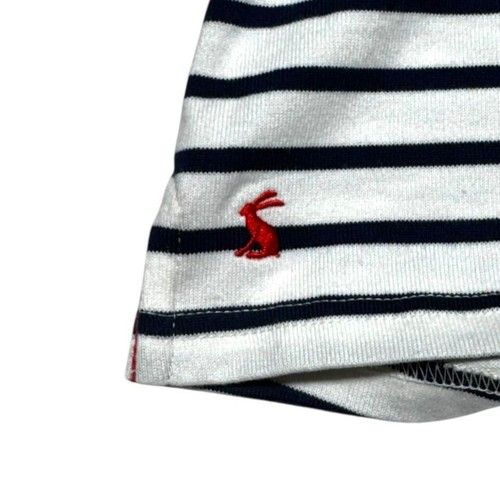 Neu mit Etikett Joules gestreiftes Langarmshirt weiß/blau Größe 4 - Bild 7 von 9
