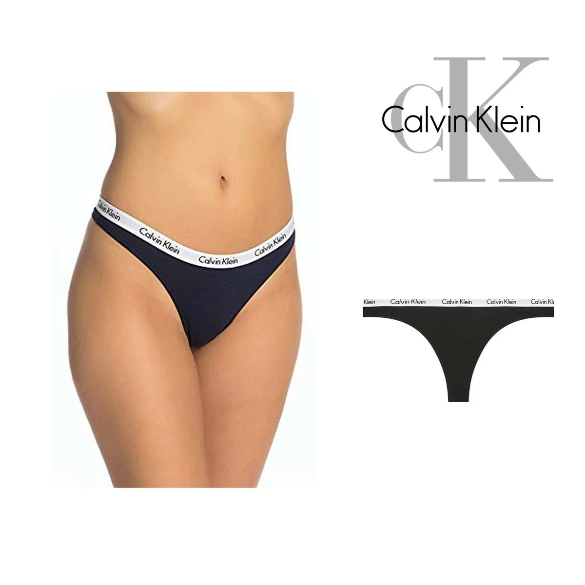 Calvin Klein Women's 1996 Cotton Valentines Modern Thong Underwear QF7479