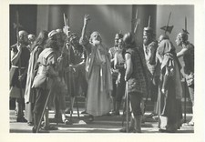 AK OBERAMMERGAU Passionsspiele "Petri Verleugnung" 1950