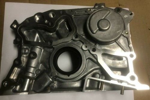 New Cast / Billet Aluminum Engine Oil Pump Front Seal Plate Assembly Pulley Gear - Picture 4 of 12