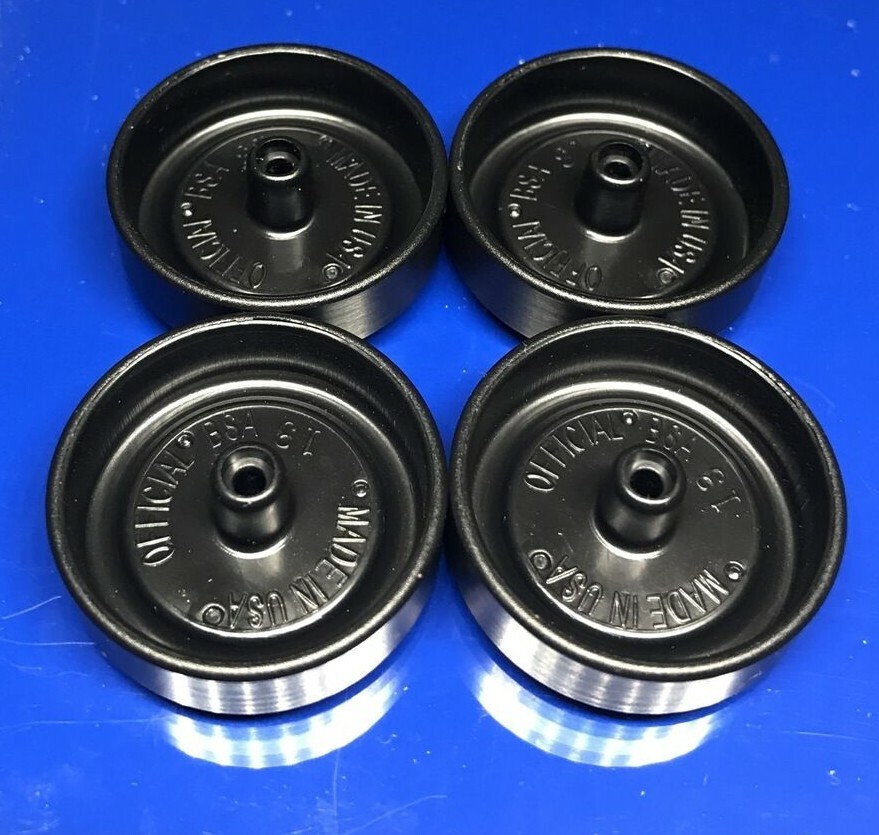 Pinewood Derby Wheels Polish Axles Lathed Tread RACE READY Bore Prep
