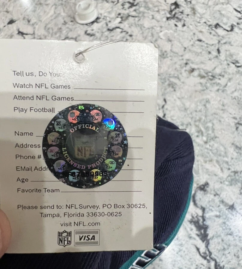 Gorra de los Miami Dolphins equipo NFL fútbol americano RN# 69421. Nuevo con etiquetas Foto 4 de 4