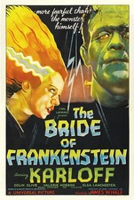 THE BRIDE OF FRANKENSTEIN 1935 one sheet poster print 41x27" Boris Karloff rare