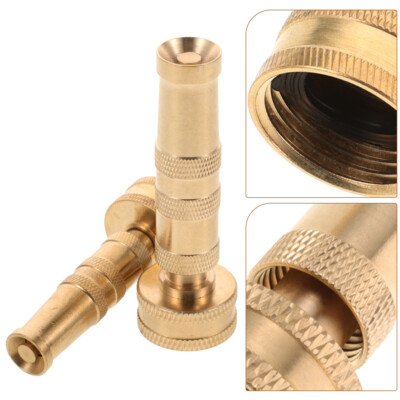 #ad 2 Pcs Adjustable Nozzle Hose Sprayer Garden High Pressure Attachment $24.85