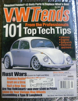 VW TRENDS Magazine May 2002 101 Top Tech Tips Rust Wars FREE SHIPPING