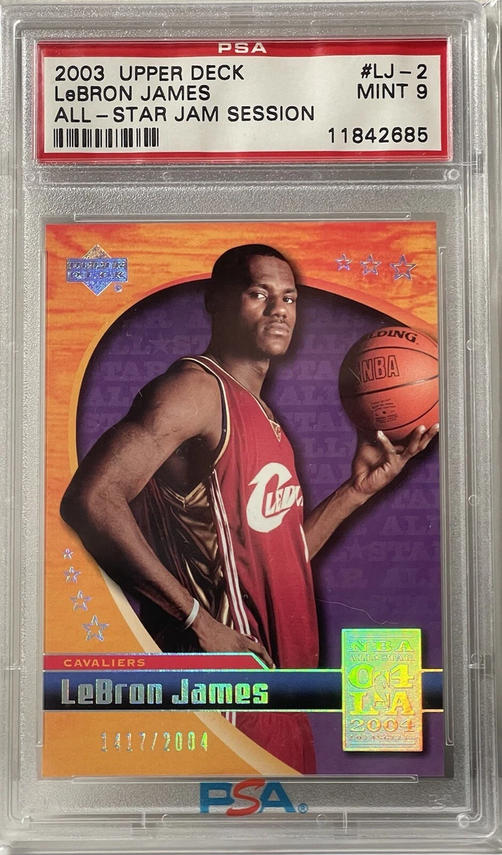 LeBron James Basketball Grade 9 Rookie Sports Trading Cards