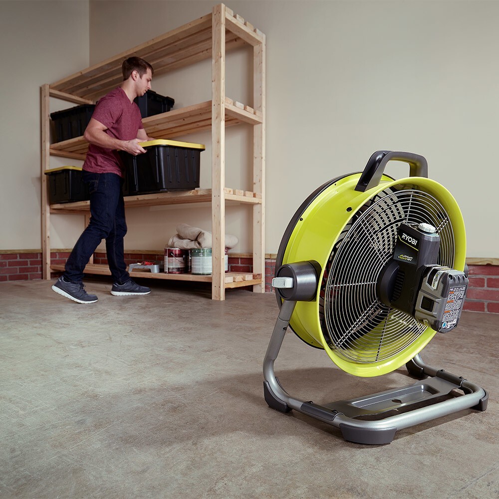 Home Depot Drum Fan Ryobi Battery Fan Ryobi P3340 18 Inch Air