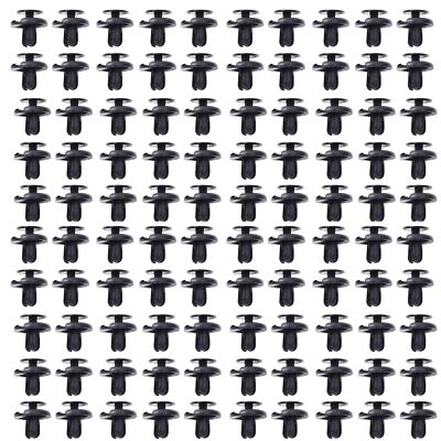 100Pcs Fender Liner Fastener Rivet Push Clips Retainer For Toyota Camry Corolla